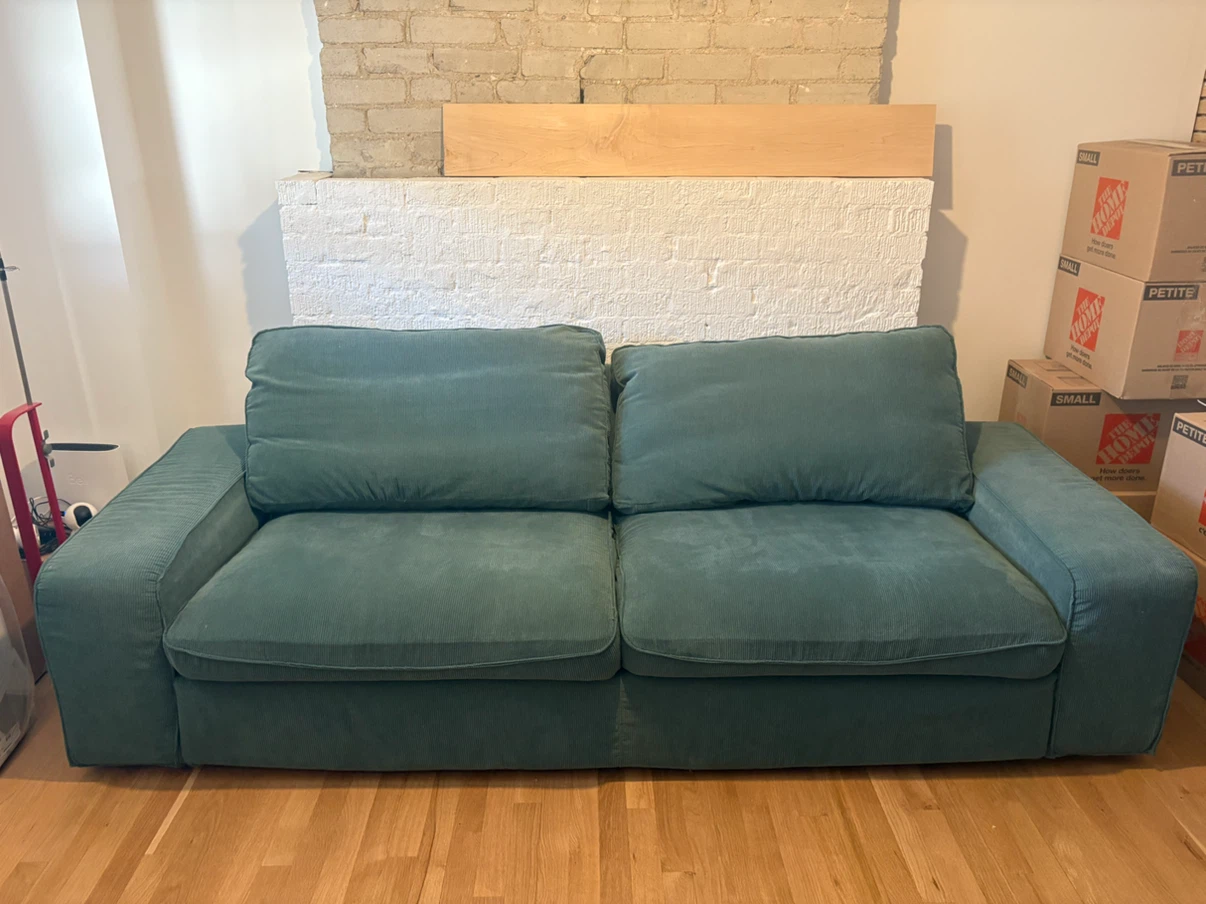IKEA Kivik Sofa in Teal/Green