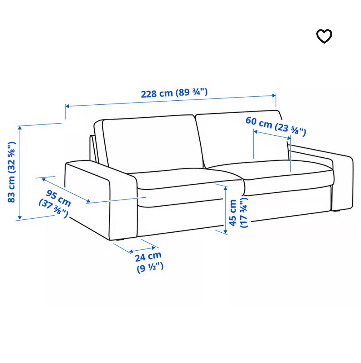 IKEA Kivik Sofa in Teal/Green - photo 4