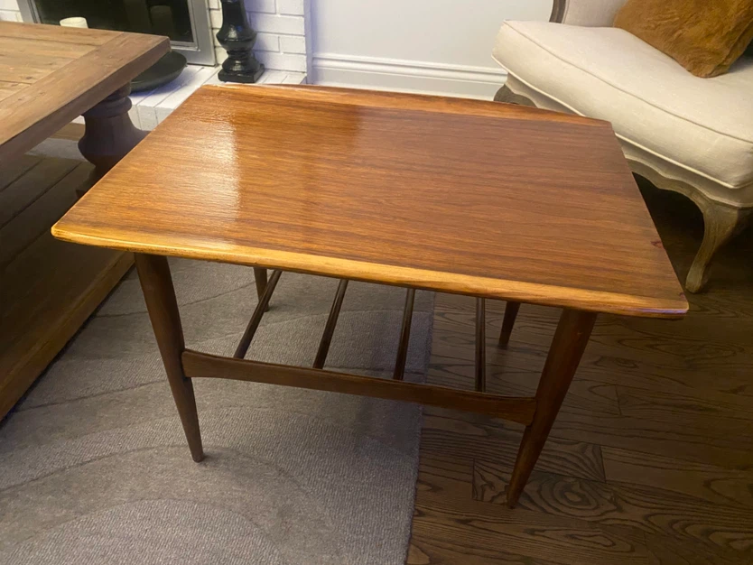 Mid-Century Modern Teak Side Table - photo 3