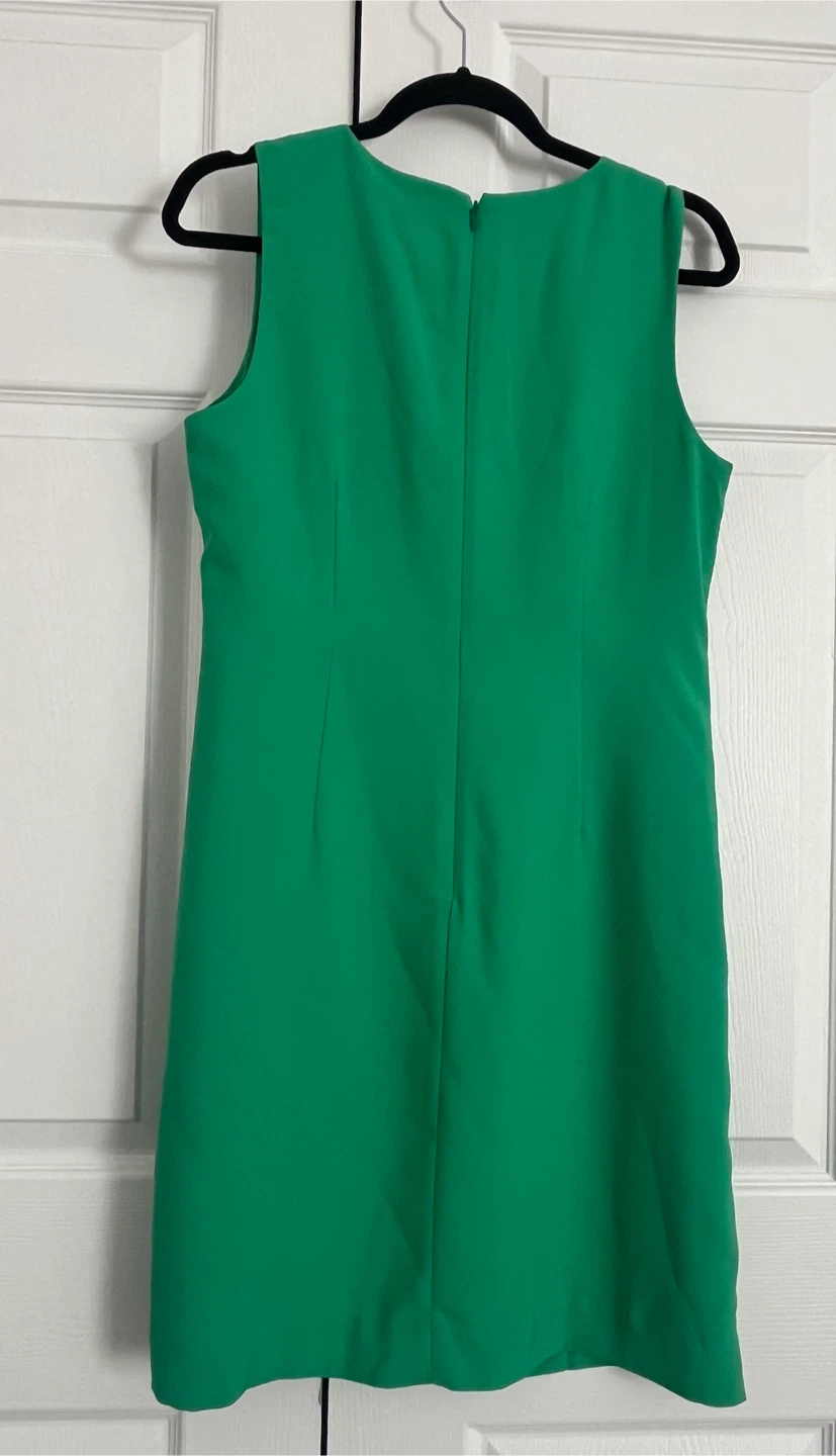 J.Crew Green Sleeveless Dress Size 6 - photo 2