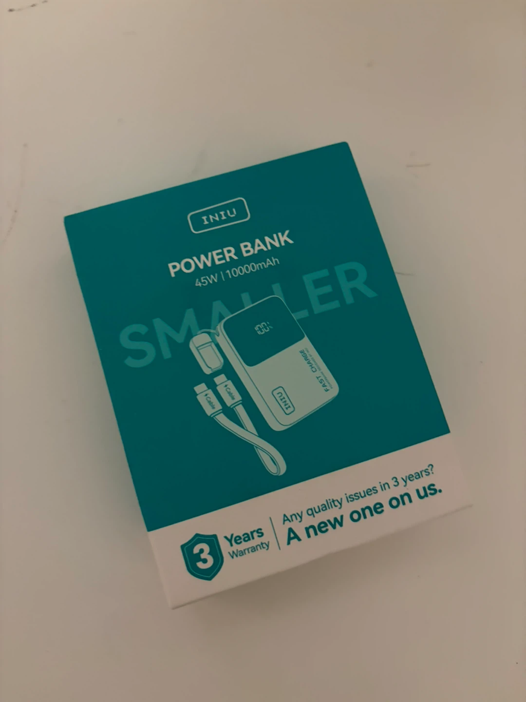 INIU Ultra Mini 10000mAh 45W Power Bank - photo 2