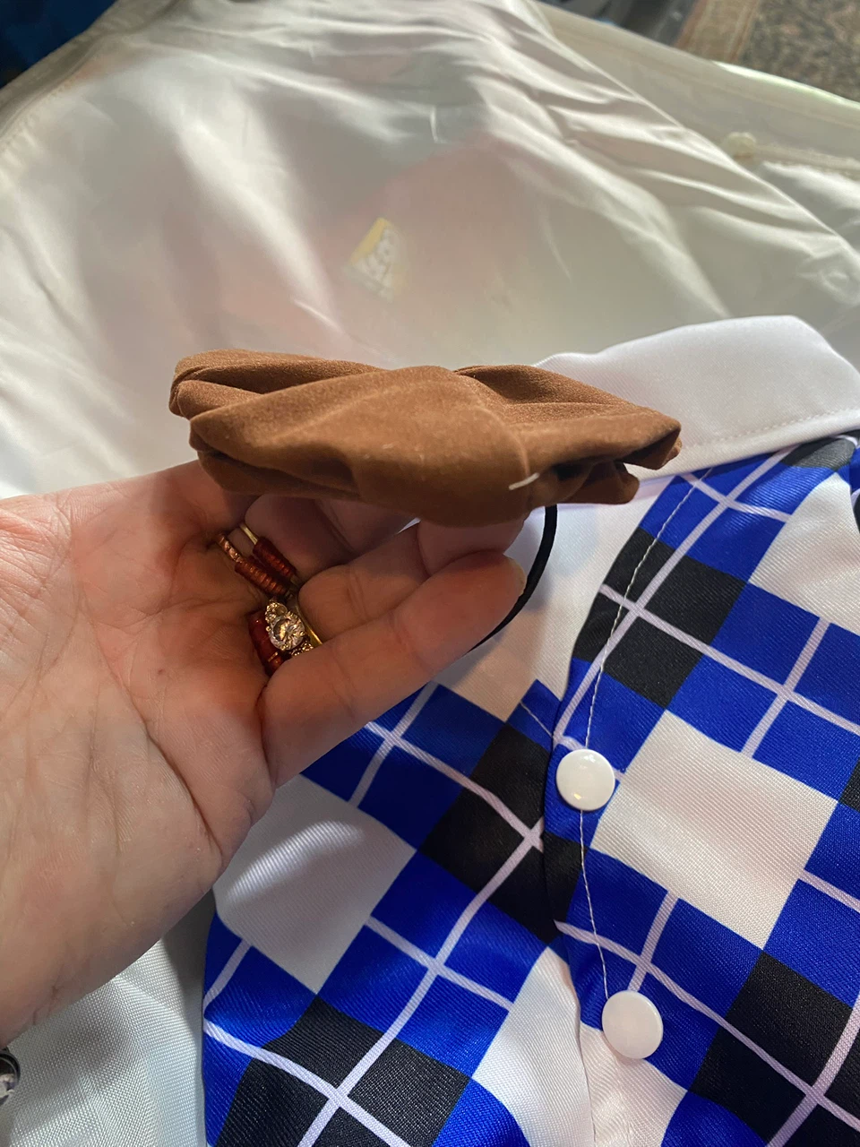 Blue pattern, dog costume - photo 3