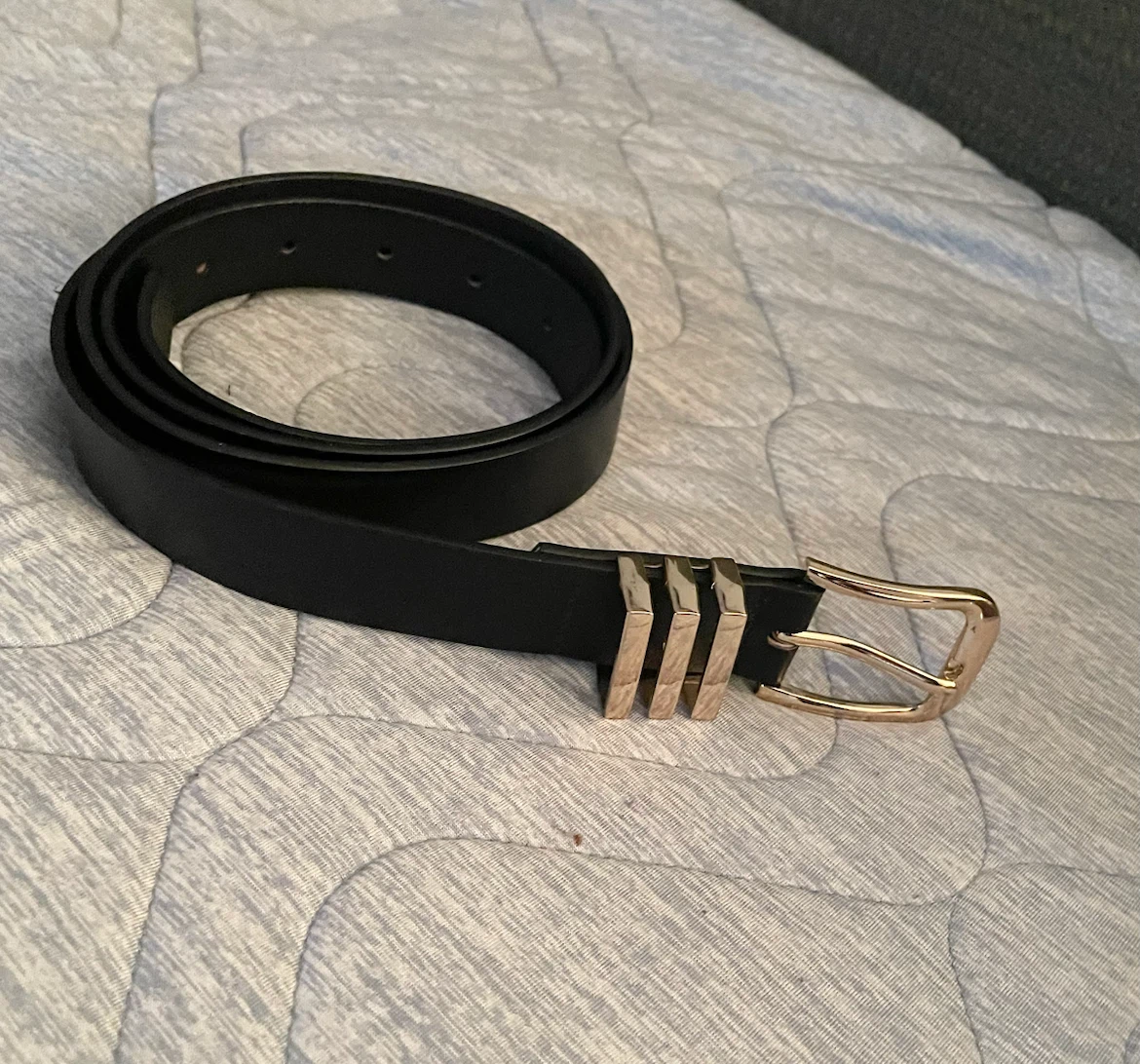 Black Belt with Silver Buckle - photo 2