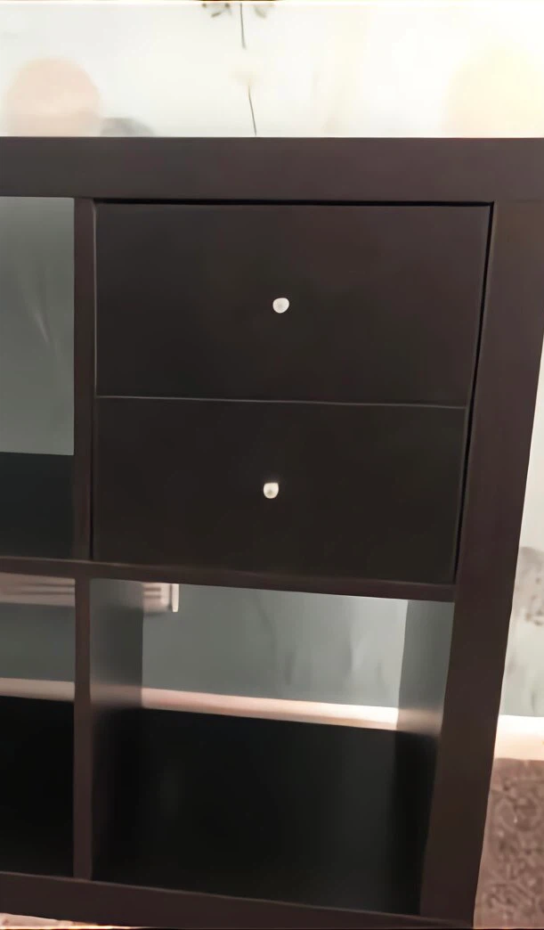 IKEA KALLAX Insert with 2 drawers, black-brown - photo 2