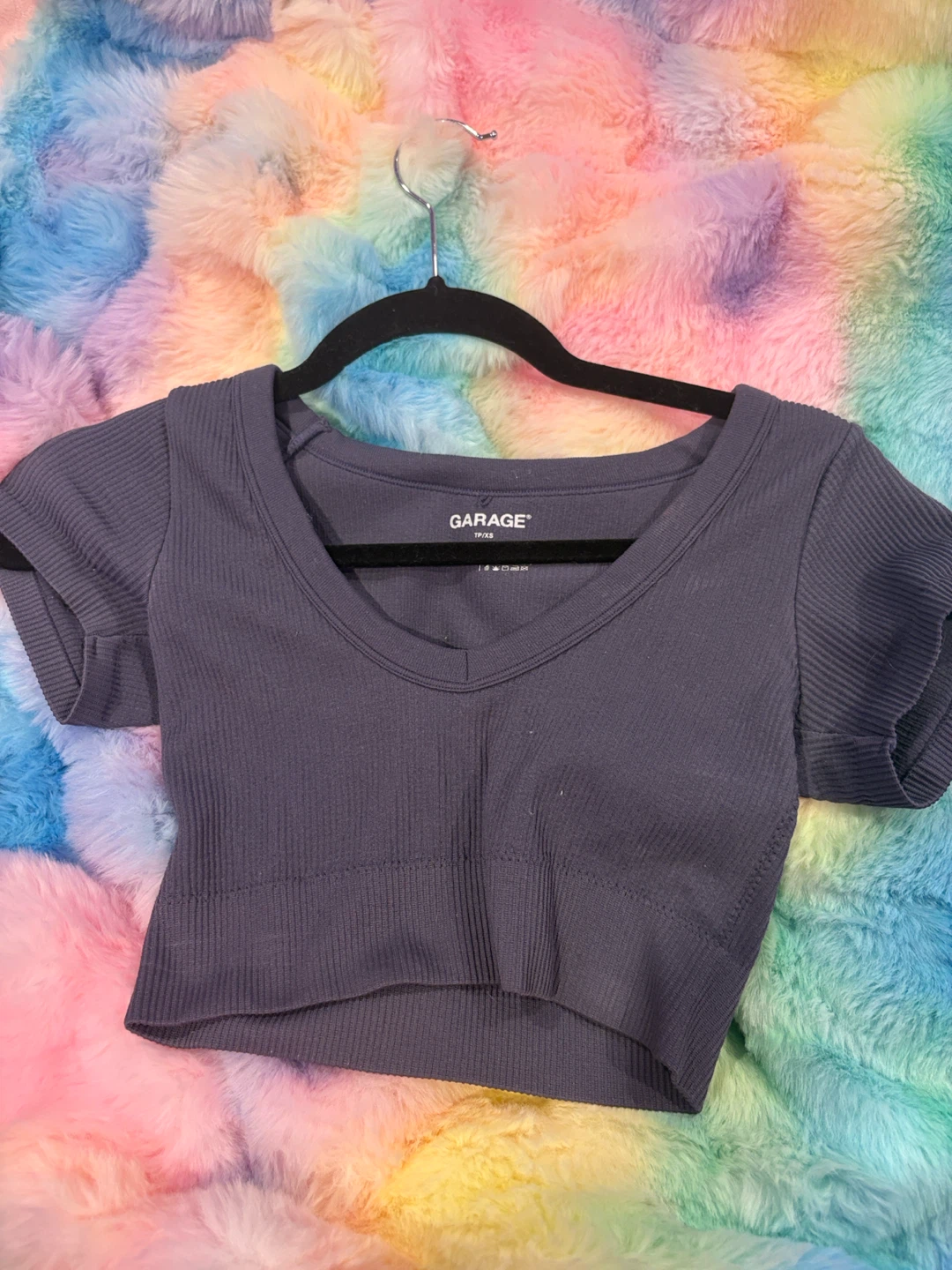 Garage Ribbed Crop Top