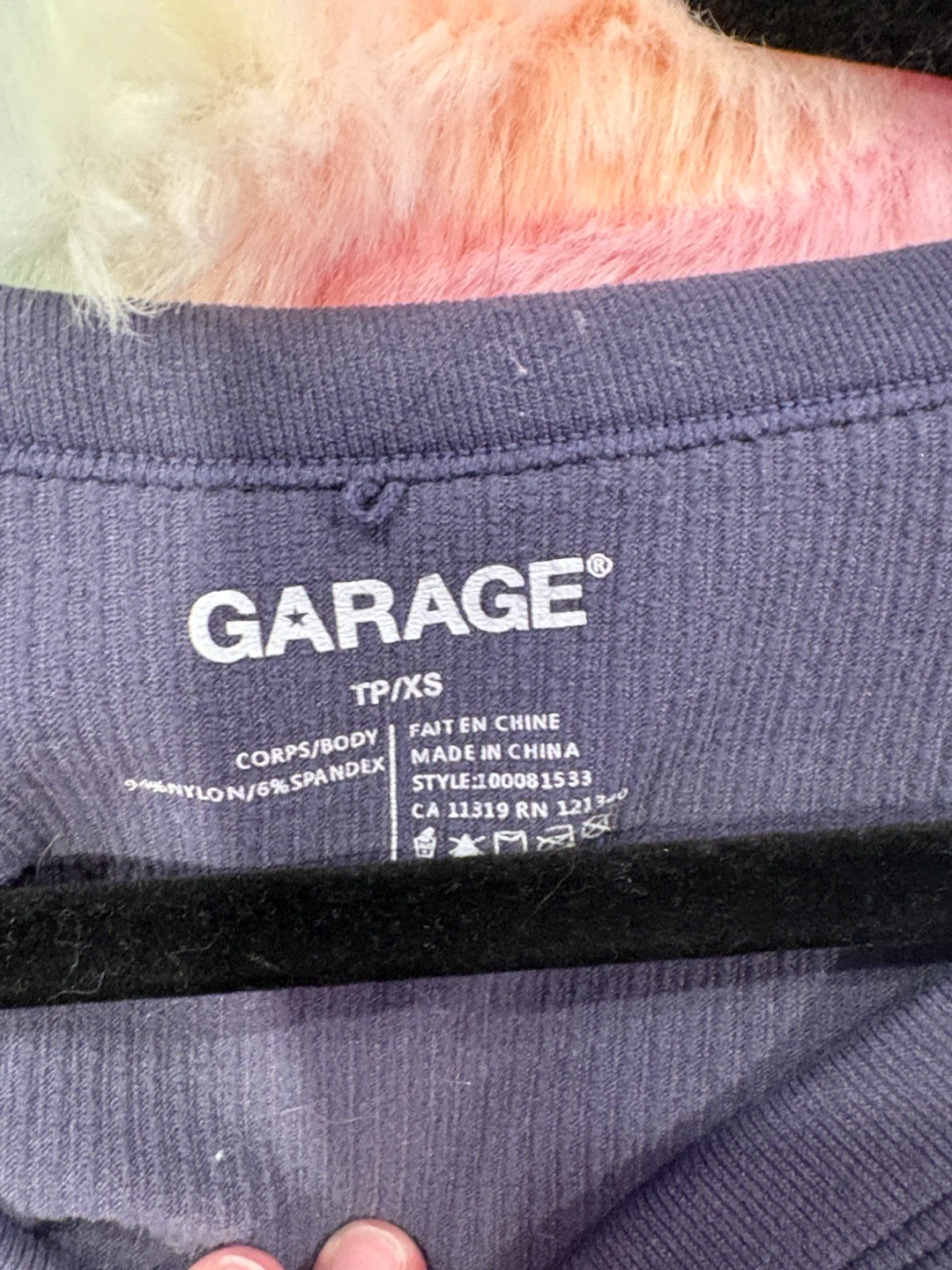 Garage Ribbed Crop Top - photo 2