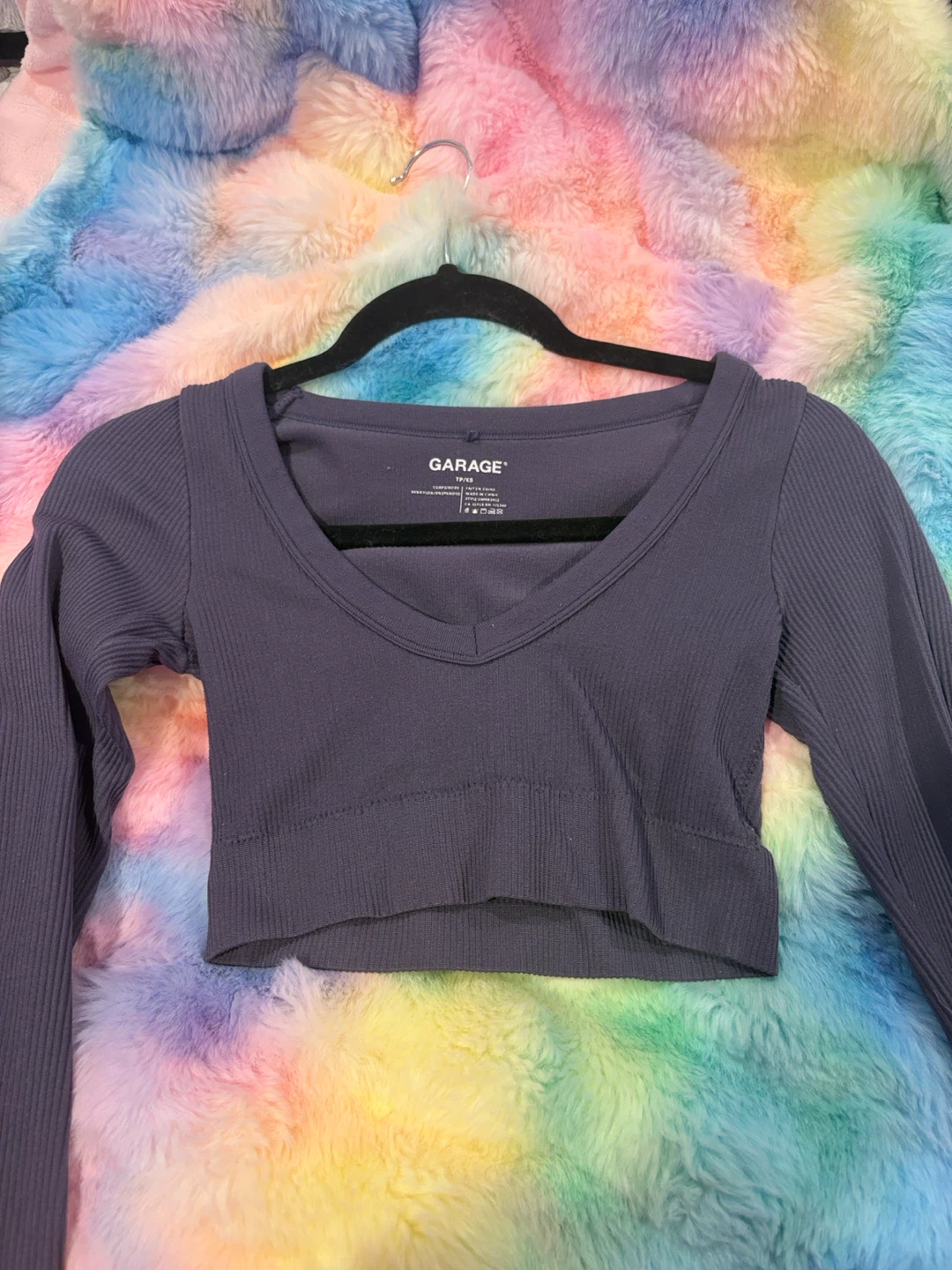 Garage Long Sleeve Ribbed Top