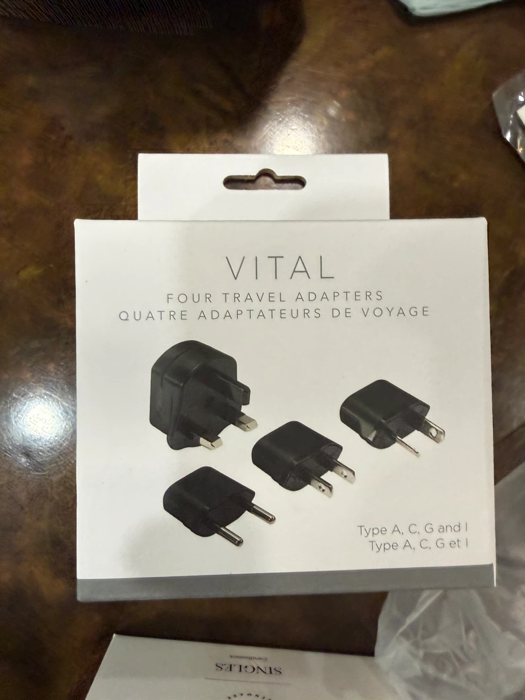 Vital Travel Adapters Set (4 adapters)