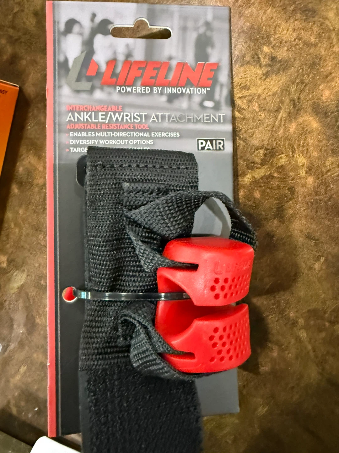 Lifeline Interchangeable Ankle/Wrist Attachment Pair