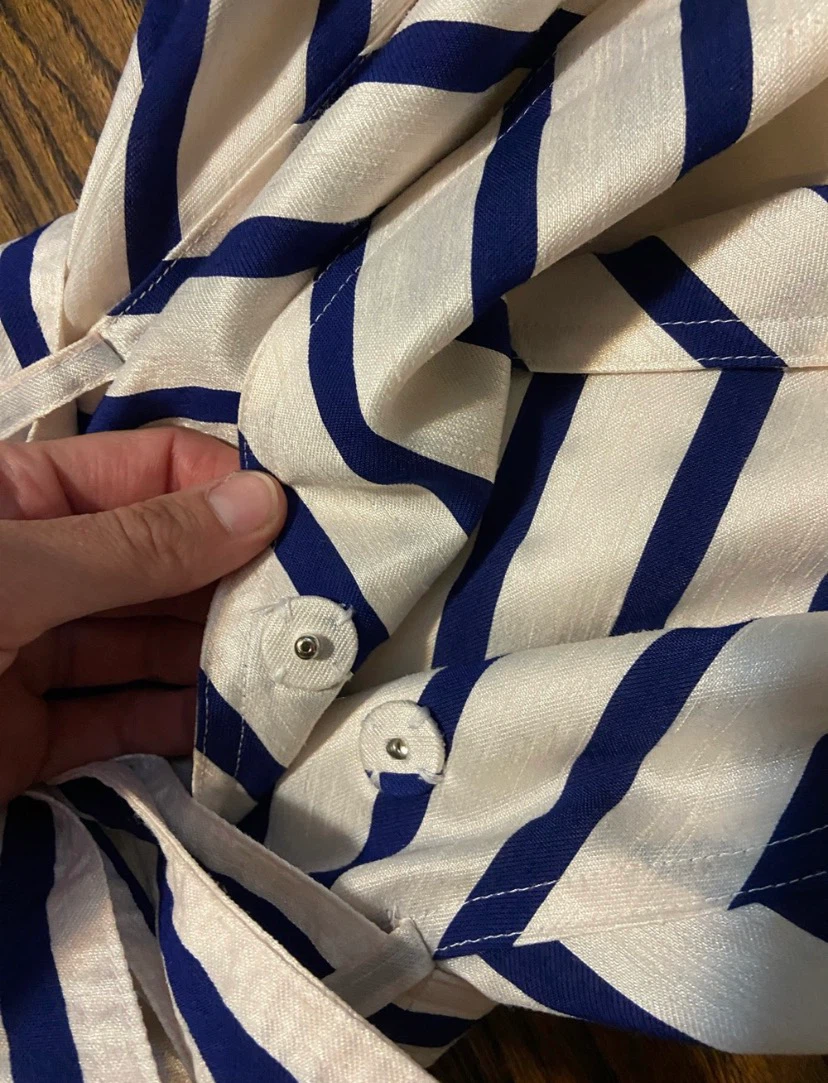 Banana Republic Striped Wrap Dress - photo 2