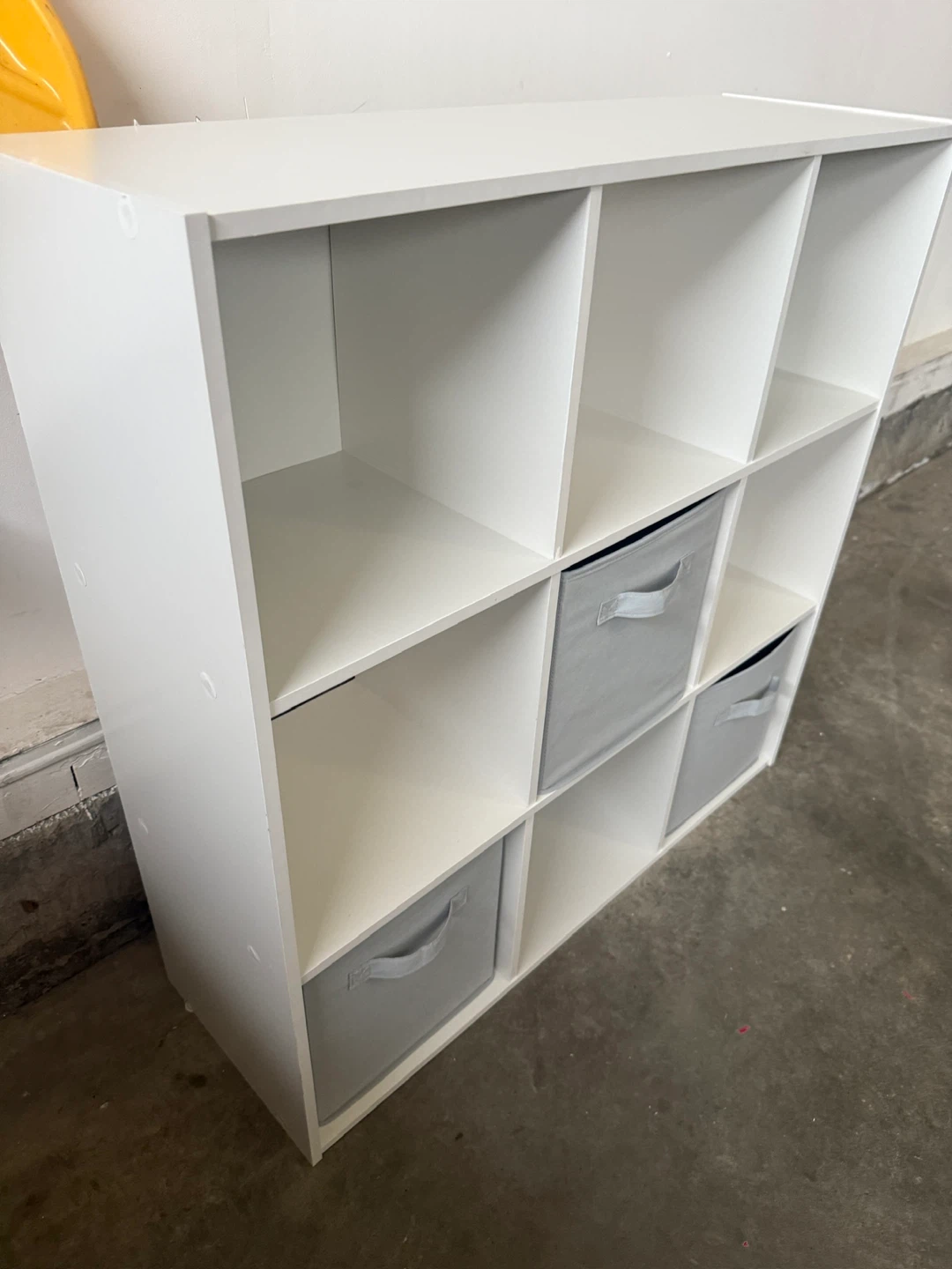 White 9-Cube Storage Organizer