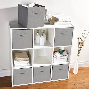 White 9-Cube Storage Organizer - photo 2