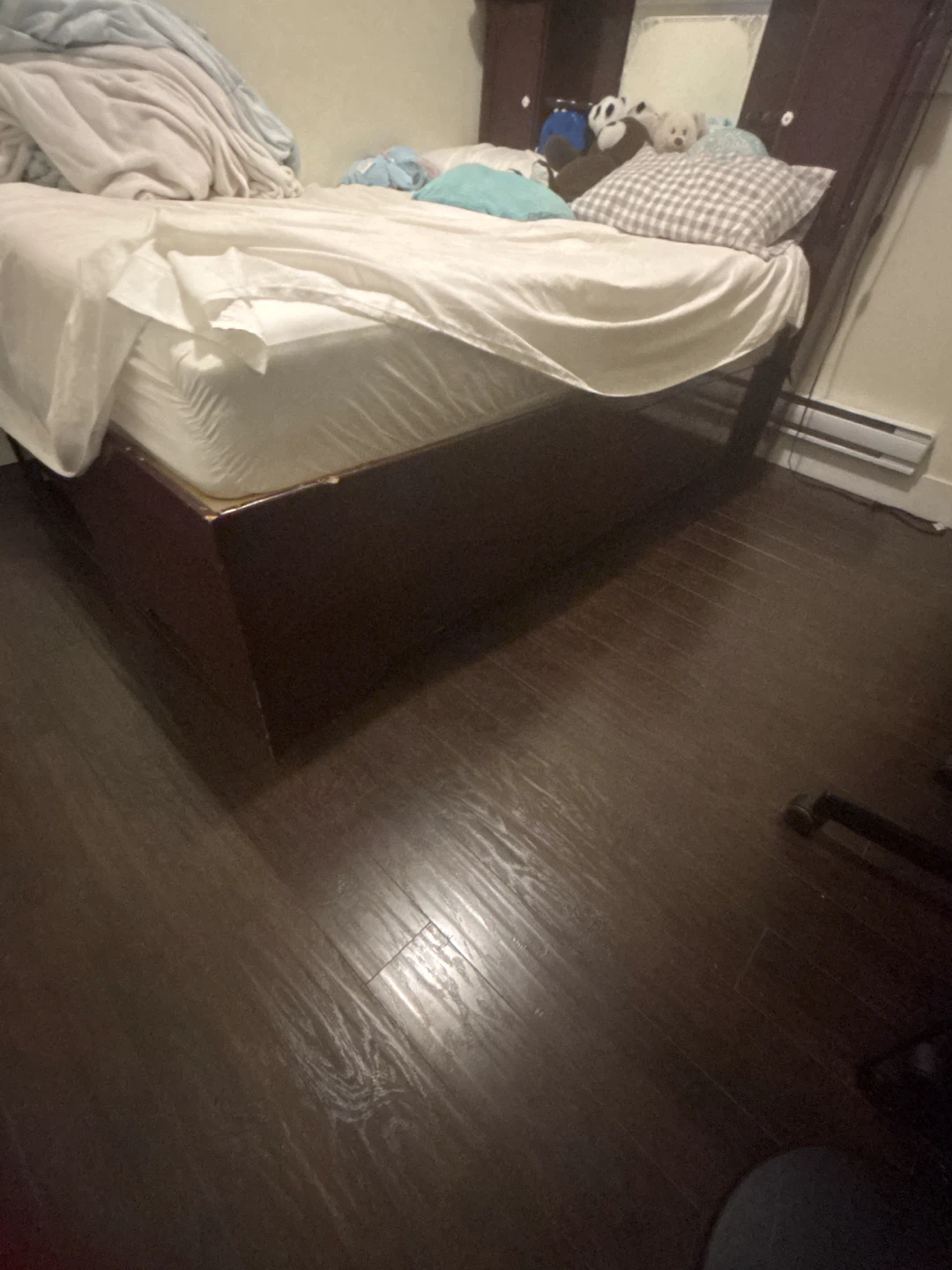 Queen box bed with head bored only