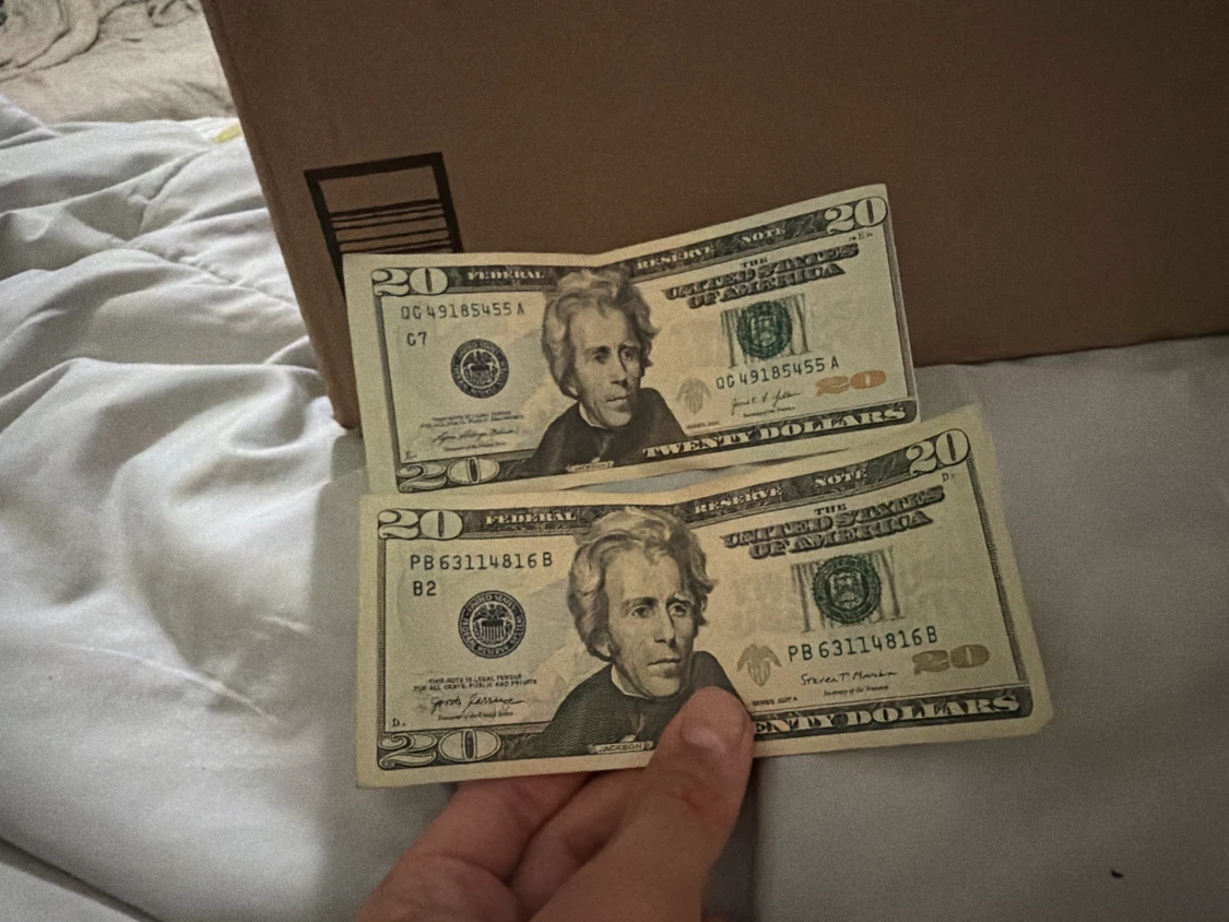error printed 20$ bill - photo 2