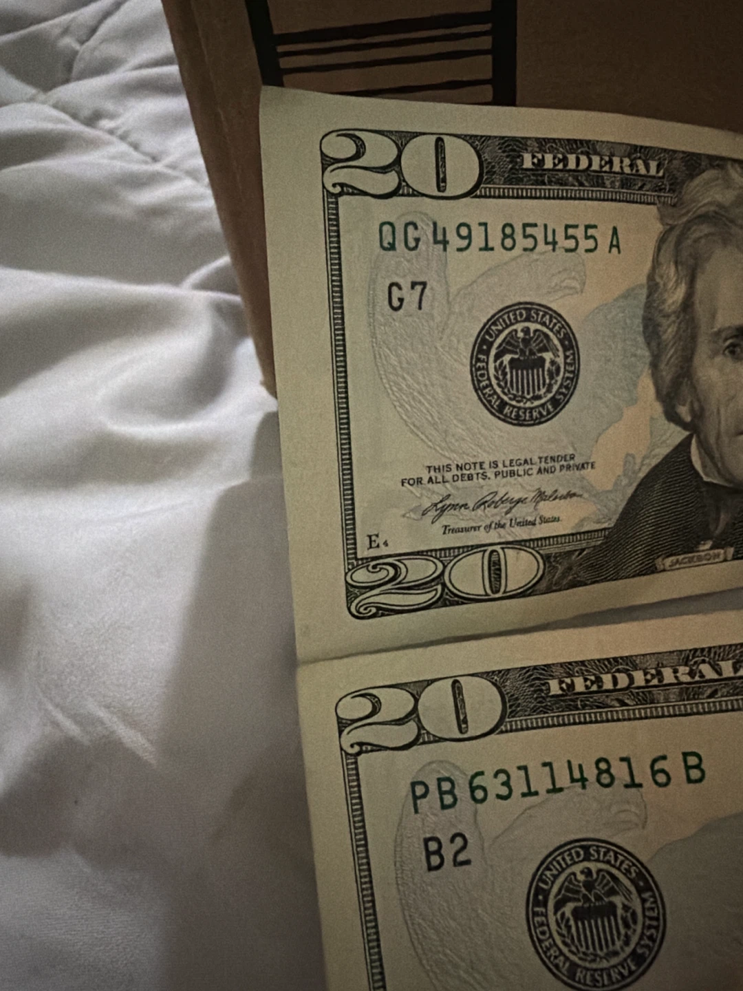 error printed 20$ bill - photo 3