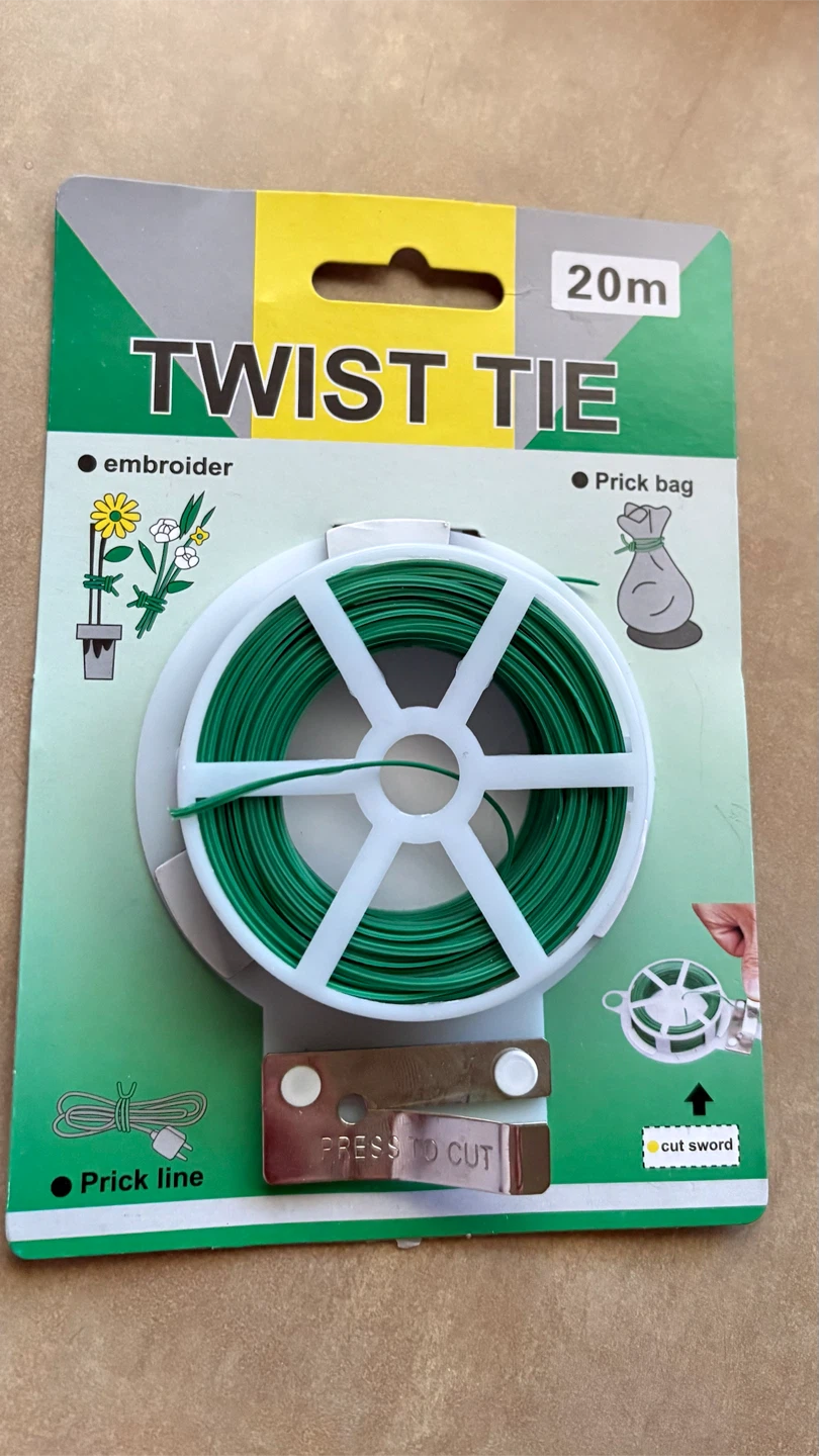 20m Garden Twist Tie with Plant Supports - photo 2