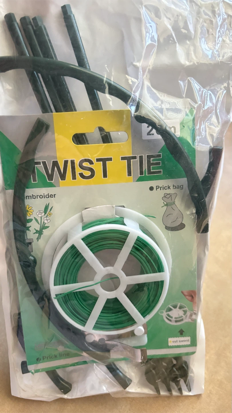 20m Garden Twist Tie with Plant Supports - photo 3