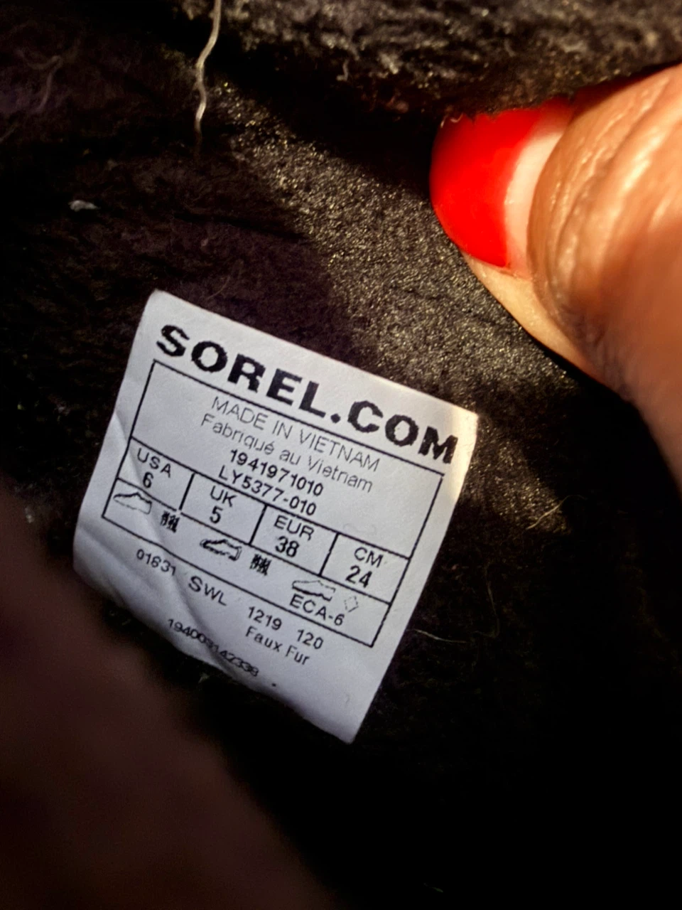 Sorel Waterproof Winter Boots Black Size 6 - photo 5