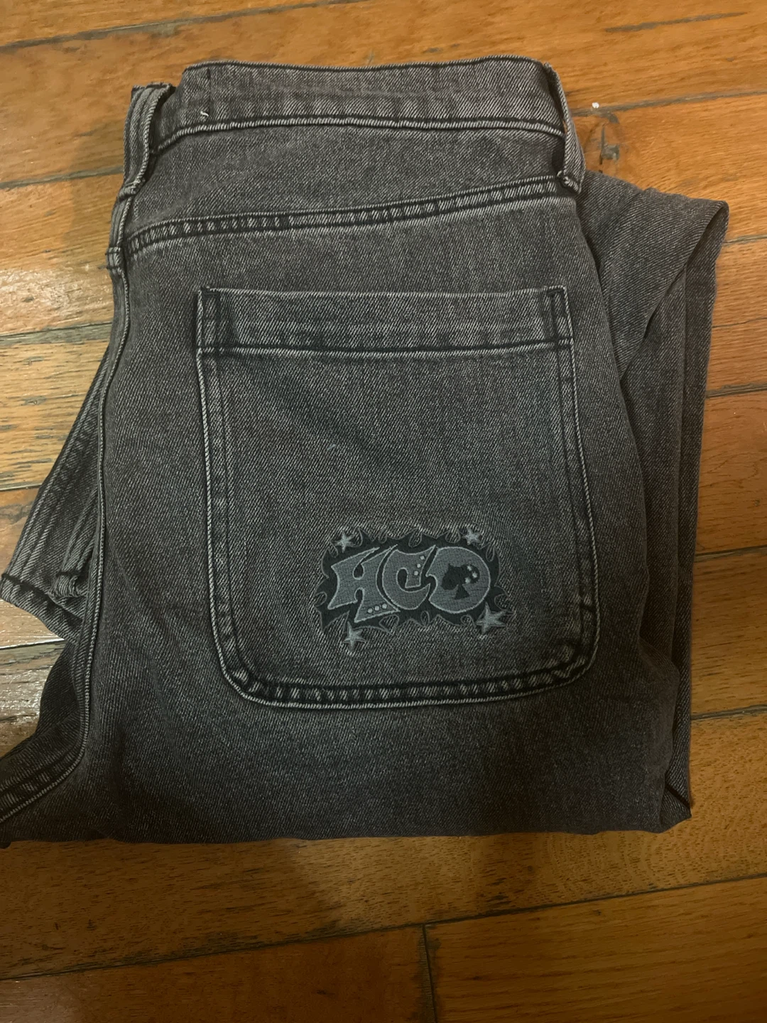 Hollister Baggy Jeans Black W33 L32