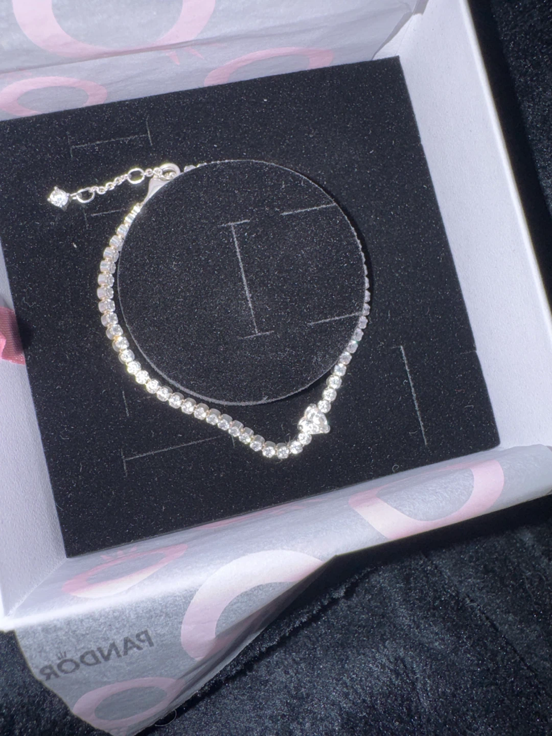 Pandora Sparkling Heart Tennis Bracelet - photo 2