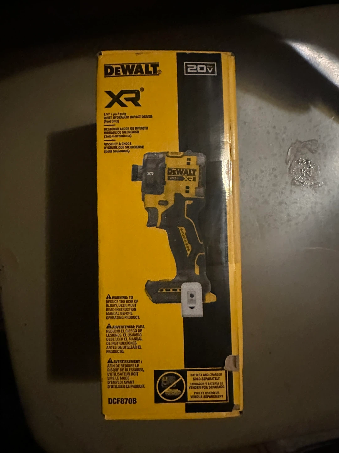 Firm price 20V MAX XR Quiet Hydraulic Impact Driver DCF870B - photo 2