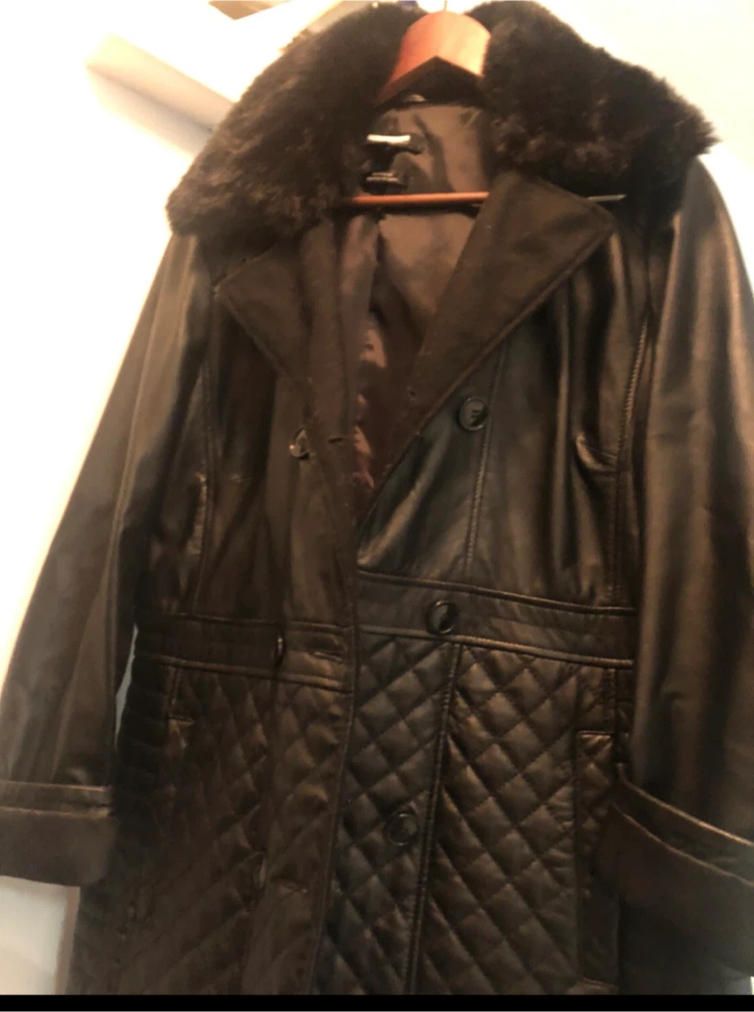 Attitude Jay Manuel Black Quilted Coat