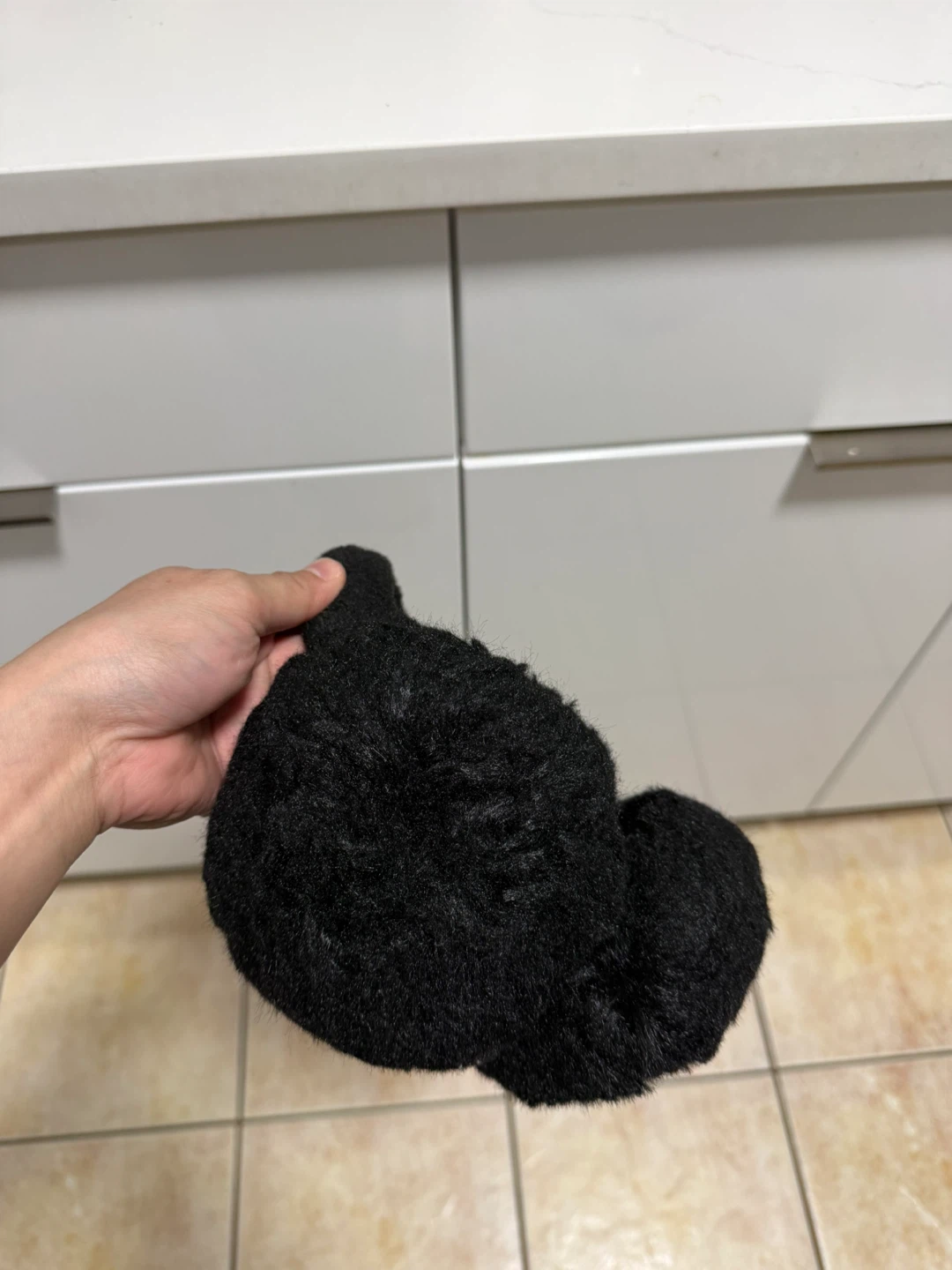 Black Fuzzy Ear Muffs - photo 4