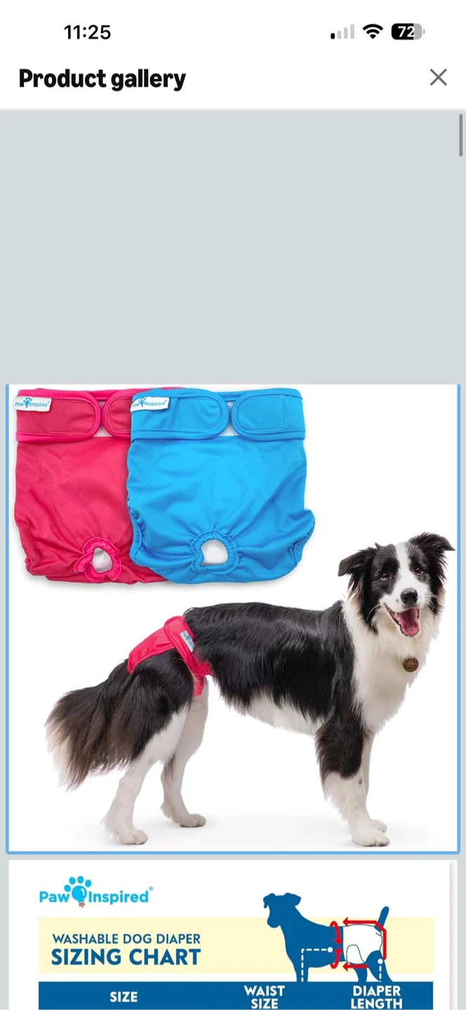 Paw Inspired Washable Dog Diapers - photo 2