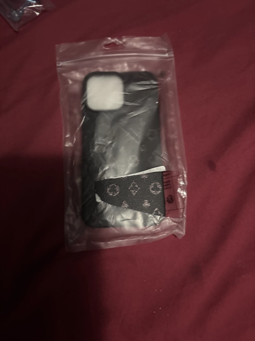 Black Patterned Protective Phone Case - photo 2
