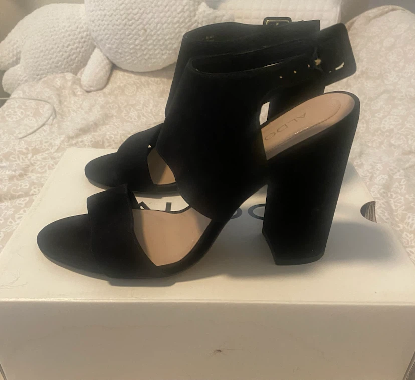 ALDO Black Heeled Sandals - photo 3
