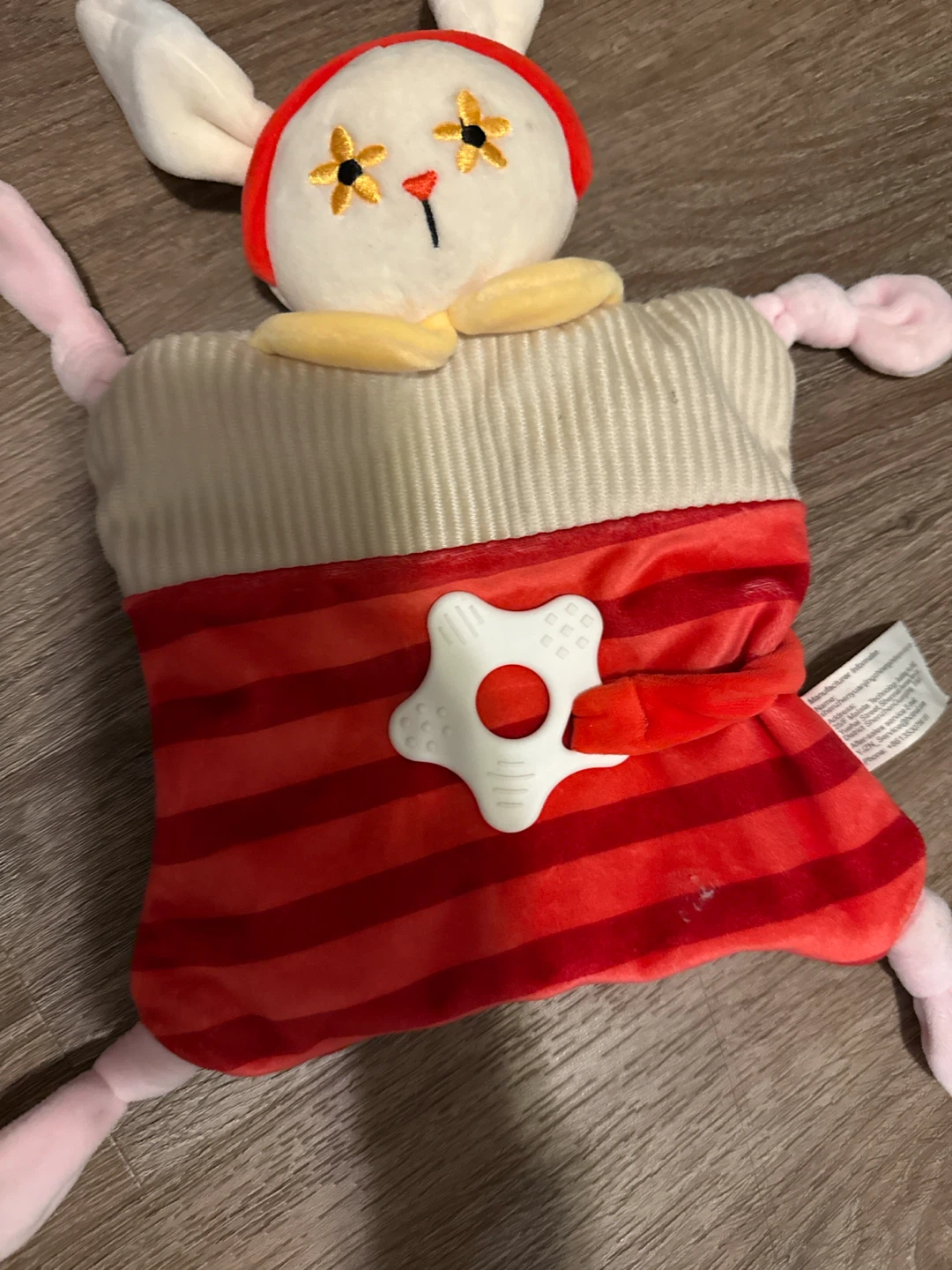 Rabbit baby security blanket - photo 2