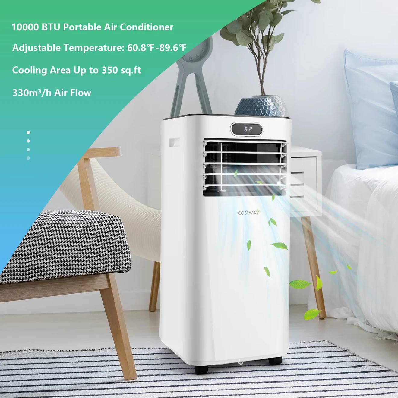 Costway 10000 BTU Portable Air Conditioner - photo 2