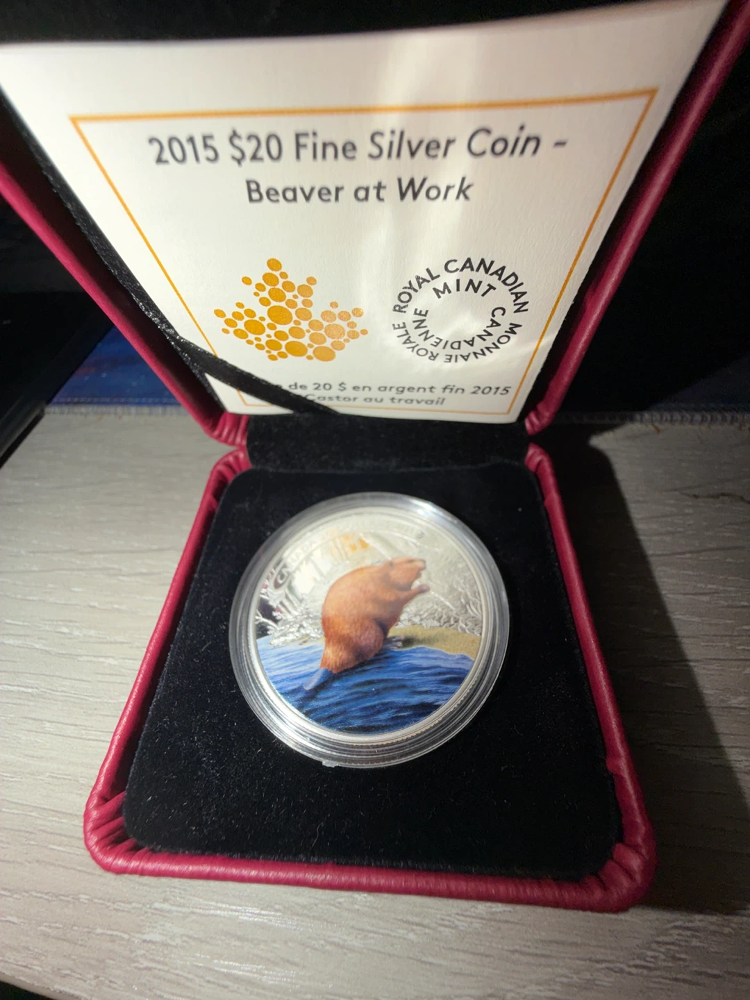 2015 Royal Canadian Mint $20 Fine Silver Coin