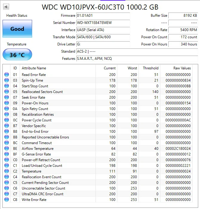 WDC 1TB SATA 2.5" 5400RPM HDD - photo 2