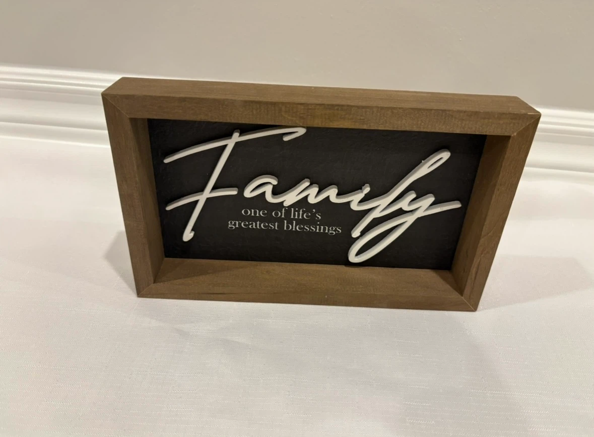 Family decorative wooden wall sign - photo 4