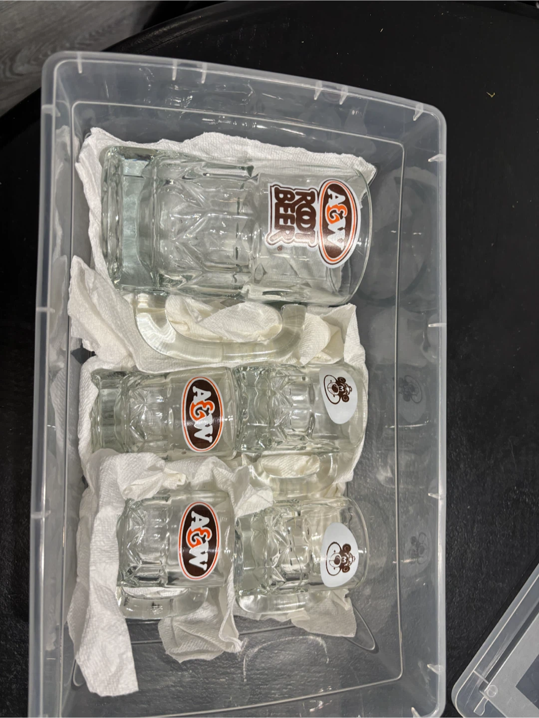 Set of 5 A&W Root Beer Glass Mugs - photo 2