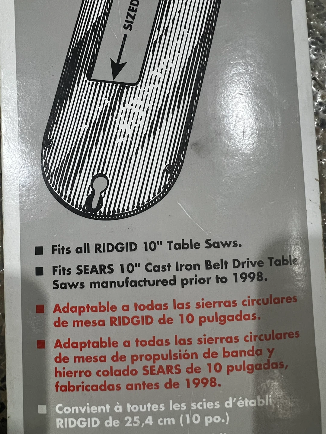 RIDGID Dado/Molding Head Insert AC1030 - photo 3