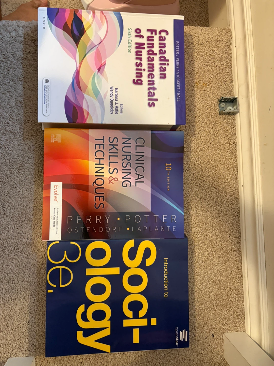 Set of 3 Nursing and Sociology Textbooks - photo 2