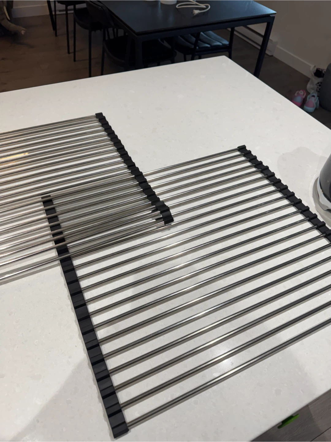 Roll-up Stainless Steel Dish Drying Rack