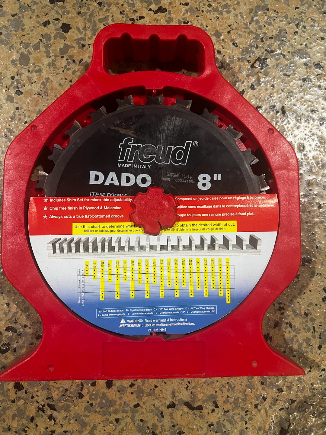 Freud 8 inch Dado Blade Set
