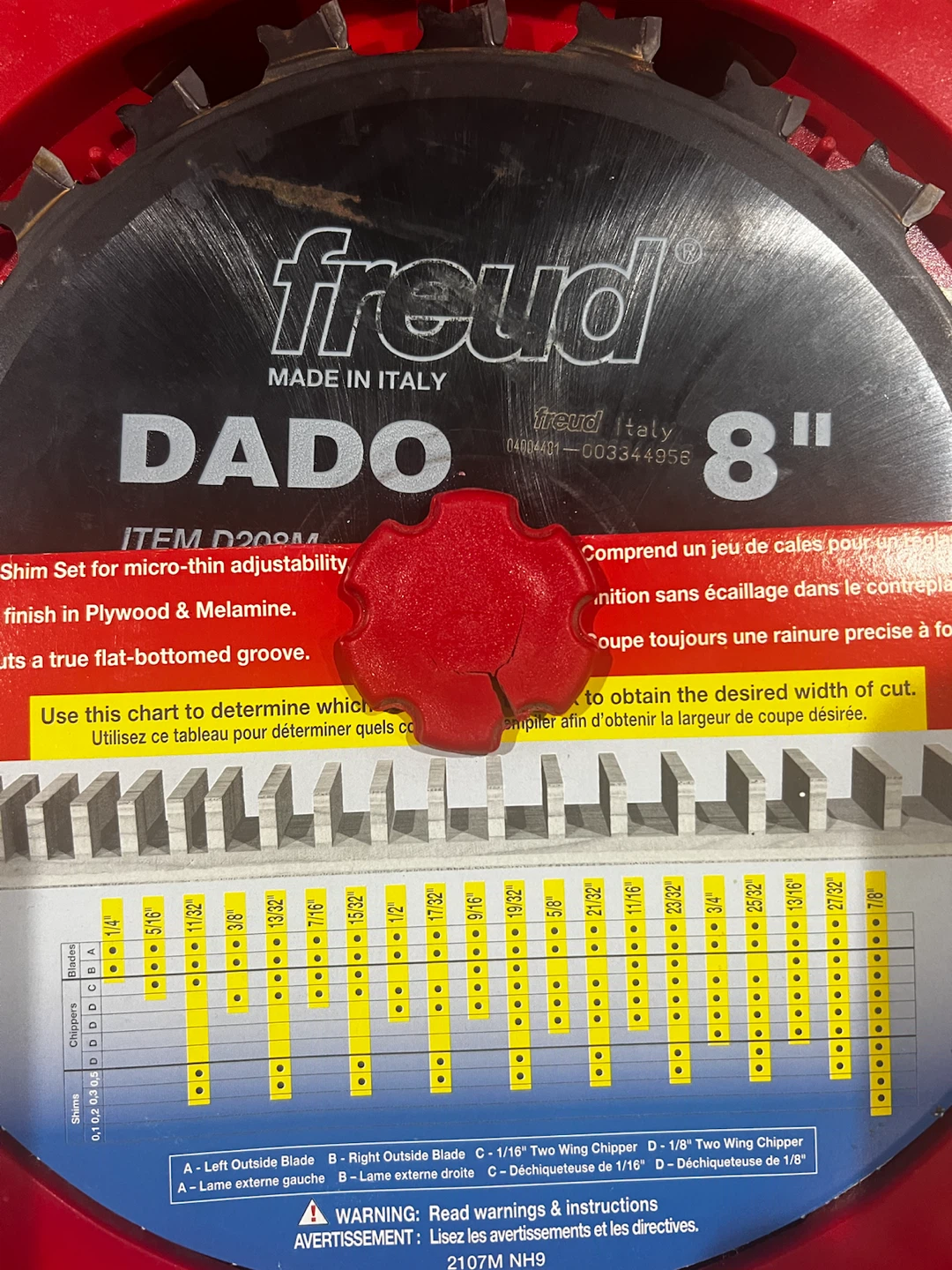 Freud 8 inch Dado Blade Set - photo 2
