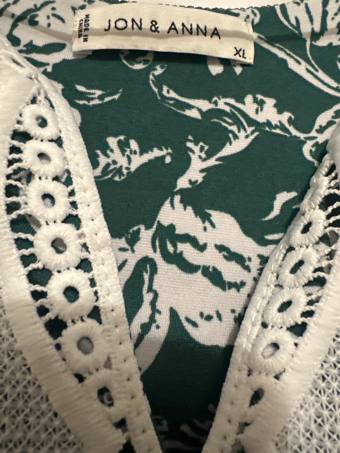 Jon & Anna Floral Maxi Dress Green Size XL - photo 3