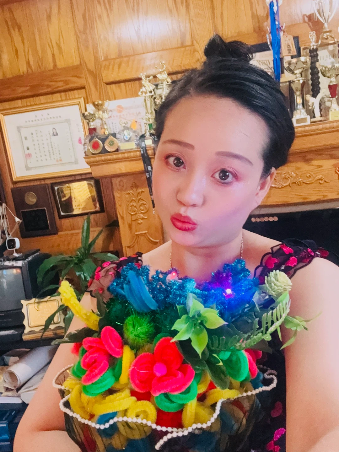 Artificial LED Light-up Flower Bouquet
