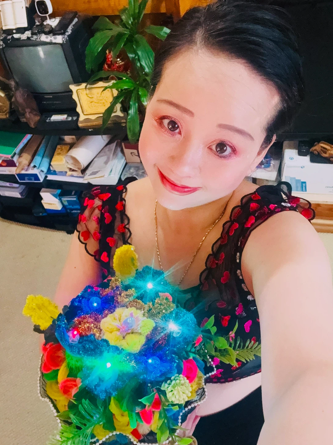 Artificial LED Light-up Flower Bouquet - photo 3