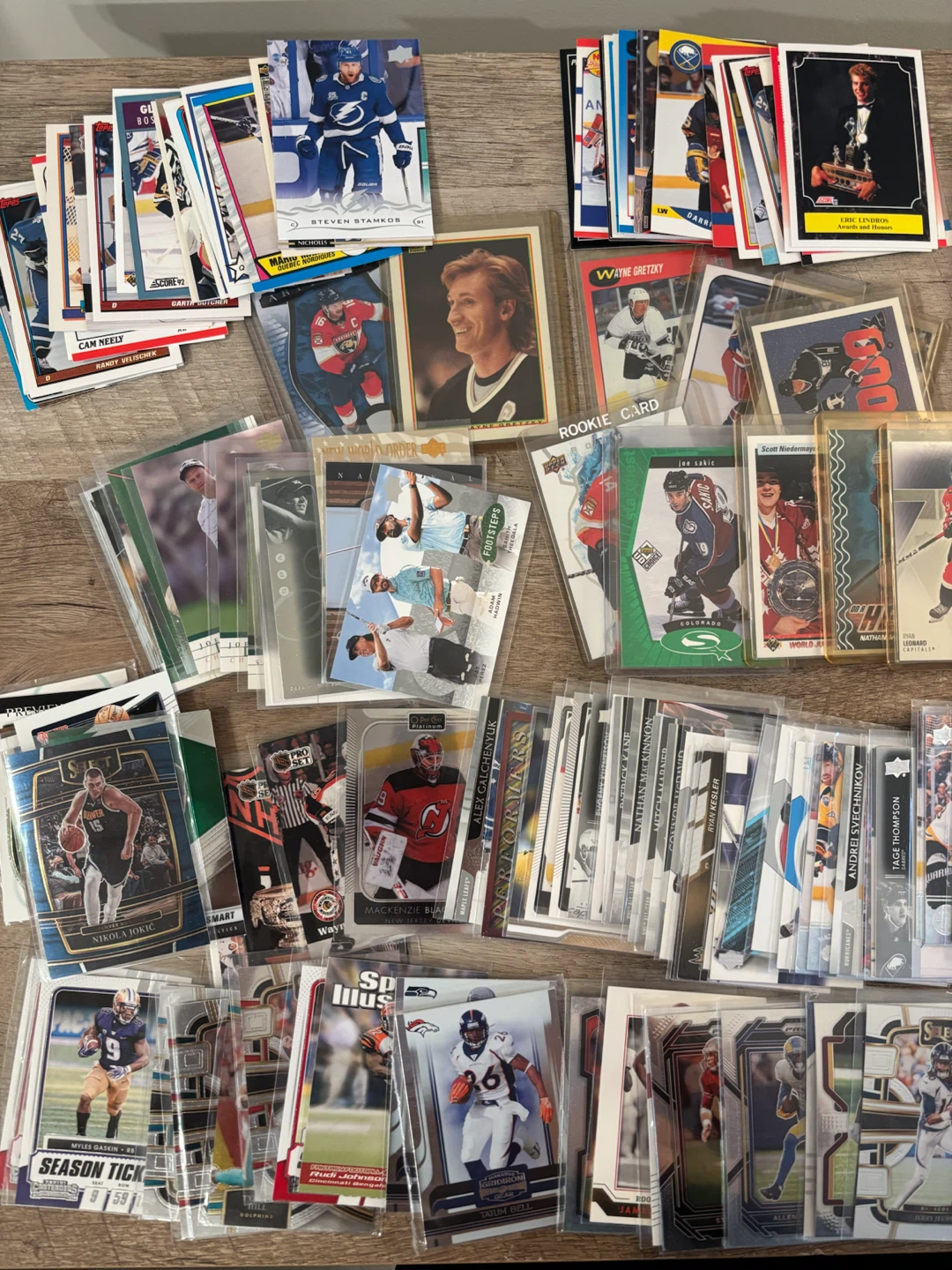 Large Sports Trading Card Collection with Binder - photo 2
