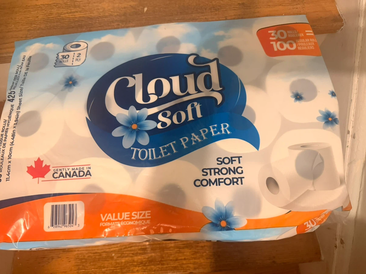 Cloud Soft Toilet Paper 30 Rolls - photo 2