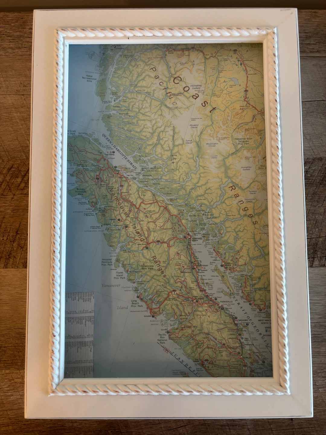 Two framed wall art pieces