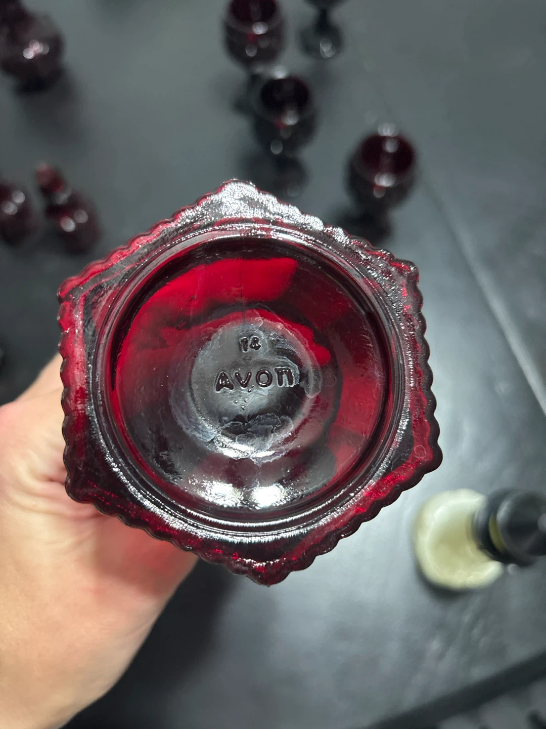Vintage Avon Red Glass Collection - photo 4