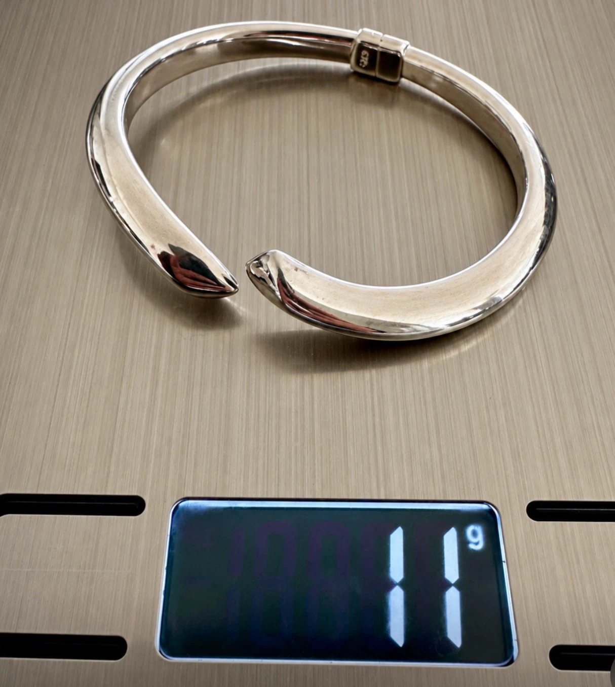 Unisex 995 Silver Cuff Bracelet - photo 4