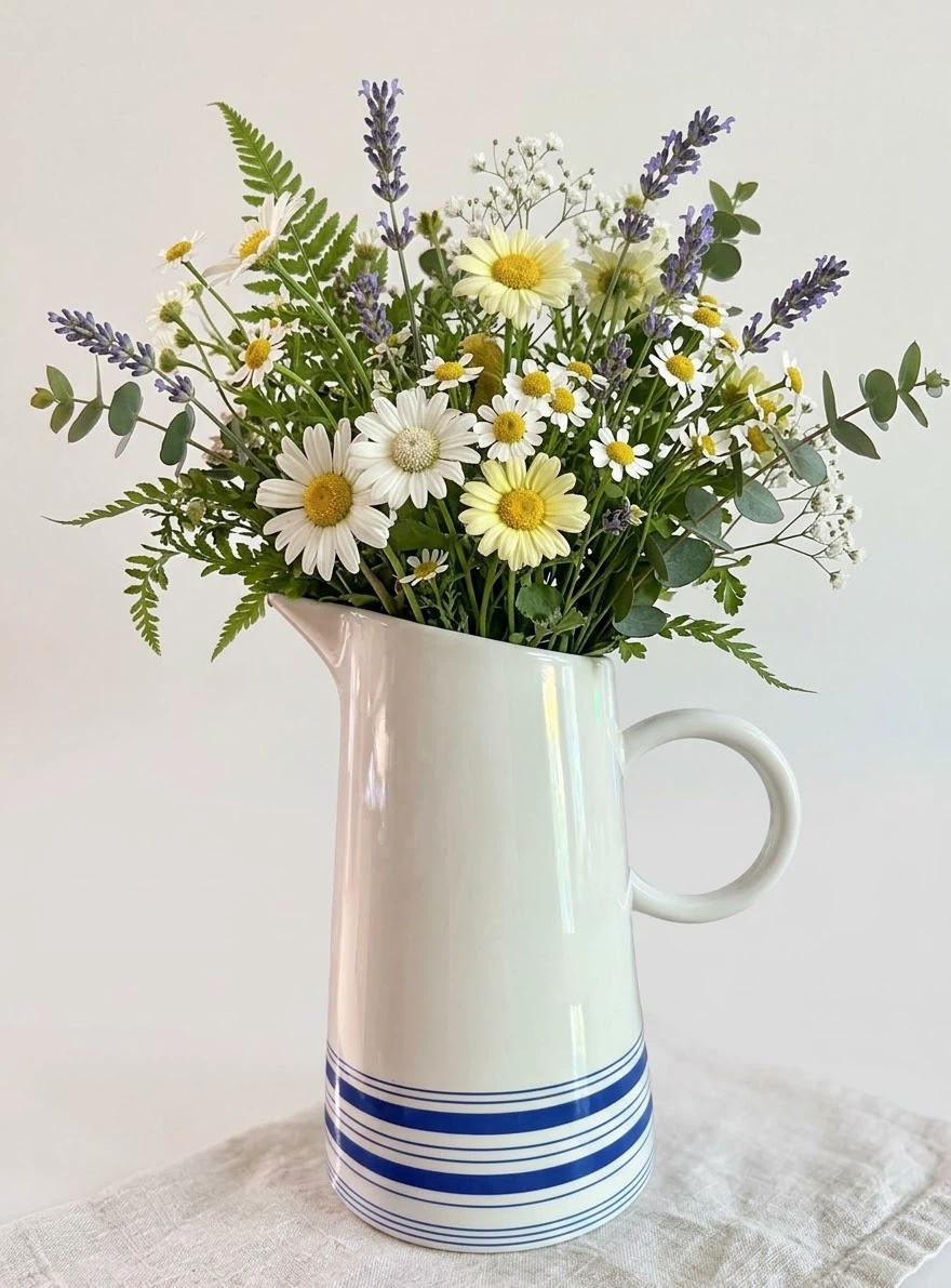 Royal Doulton Terence Conran Large Jug Chophouse Blue - Vintage